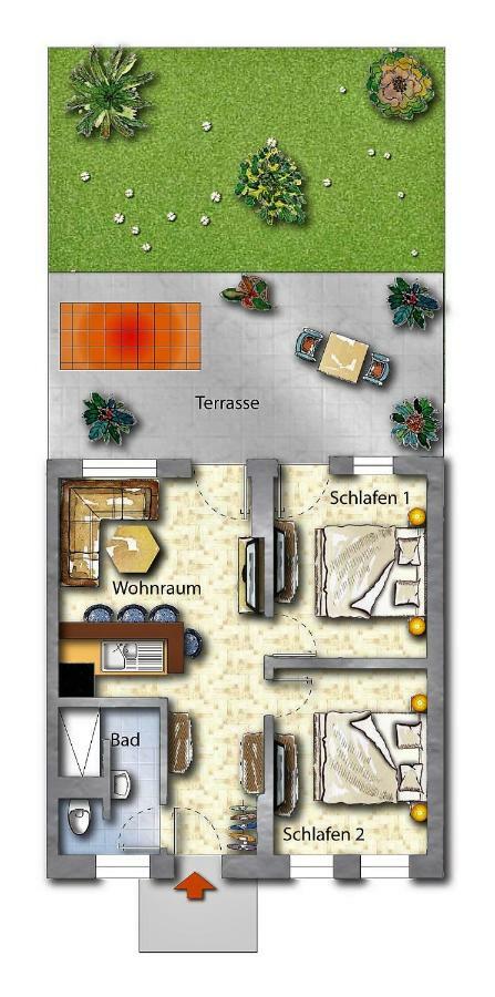 Ferienwohnung Am Muehlstein Lubben Exterior photo